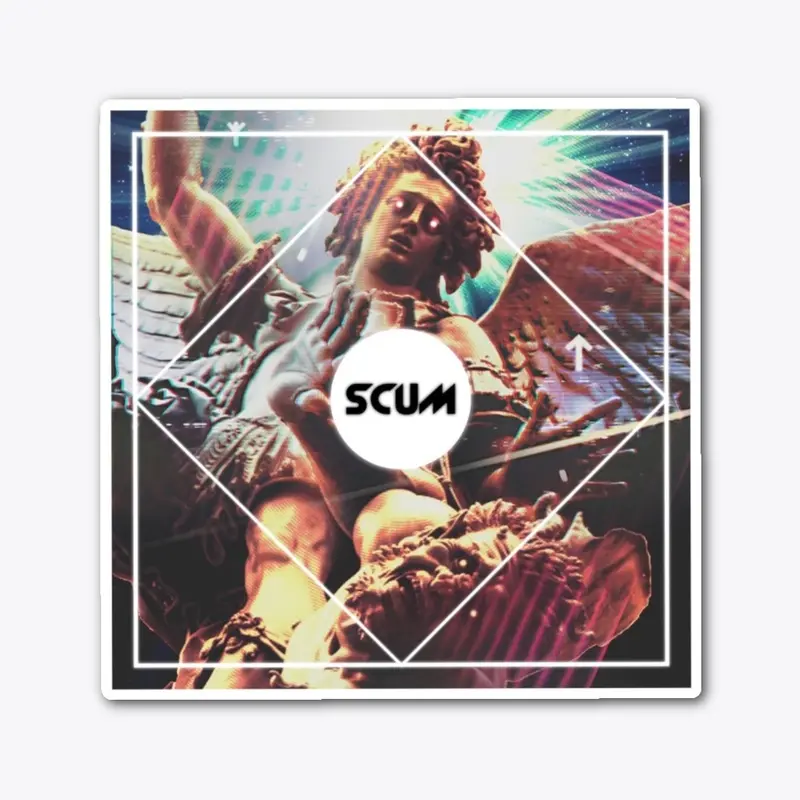 Skinless Frank SCUM Sticker